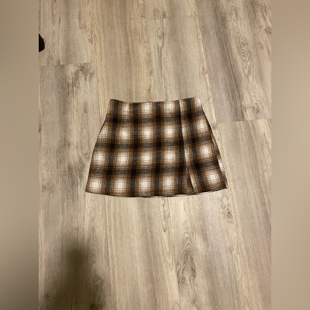 SHEIN plaid mini skirt size 4